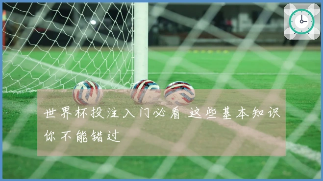 世界杯投注入门必看 这些基本知识你不能错过